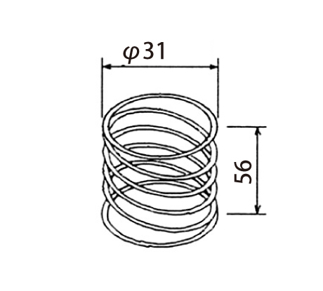 押シバネ(1.5N)