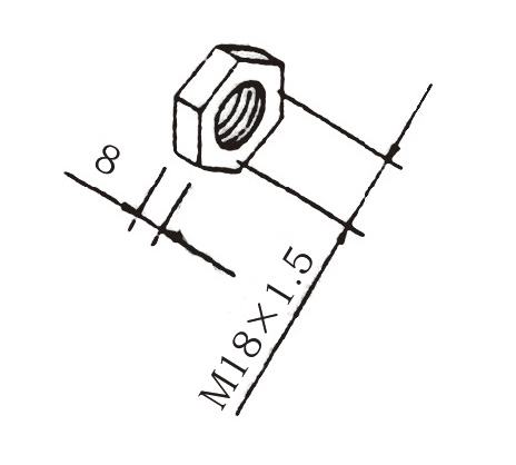 特殊ナット(M18)