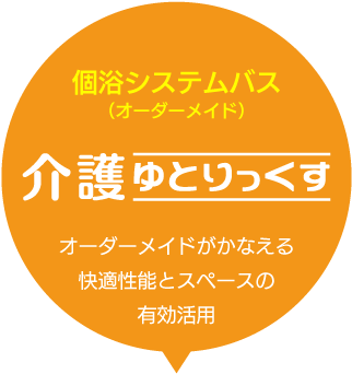 特浴システムバス（オーダーメイド）「介護ゆとりっくす」